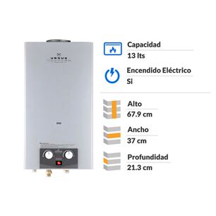 Calefont Ursus Trotter Komfortek UT M13-D GL / Tiro Natural / Gas Licuado  / 13 Litros